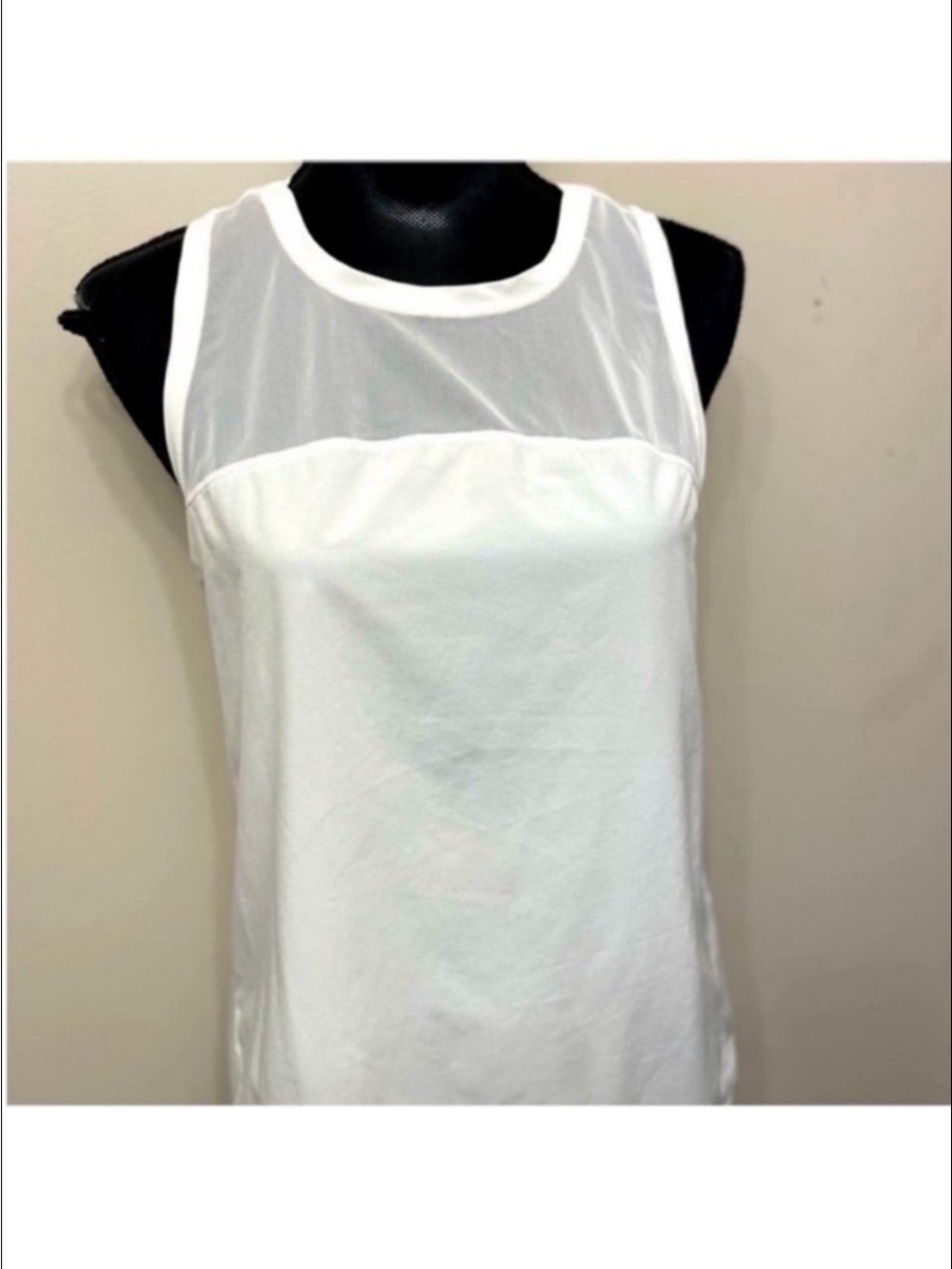 Z by Zella women’s athletic white sleeveless top S